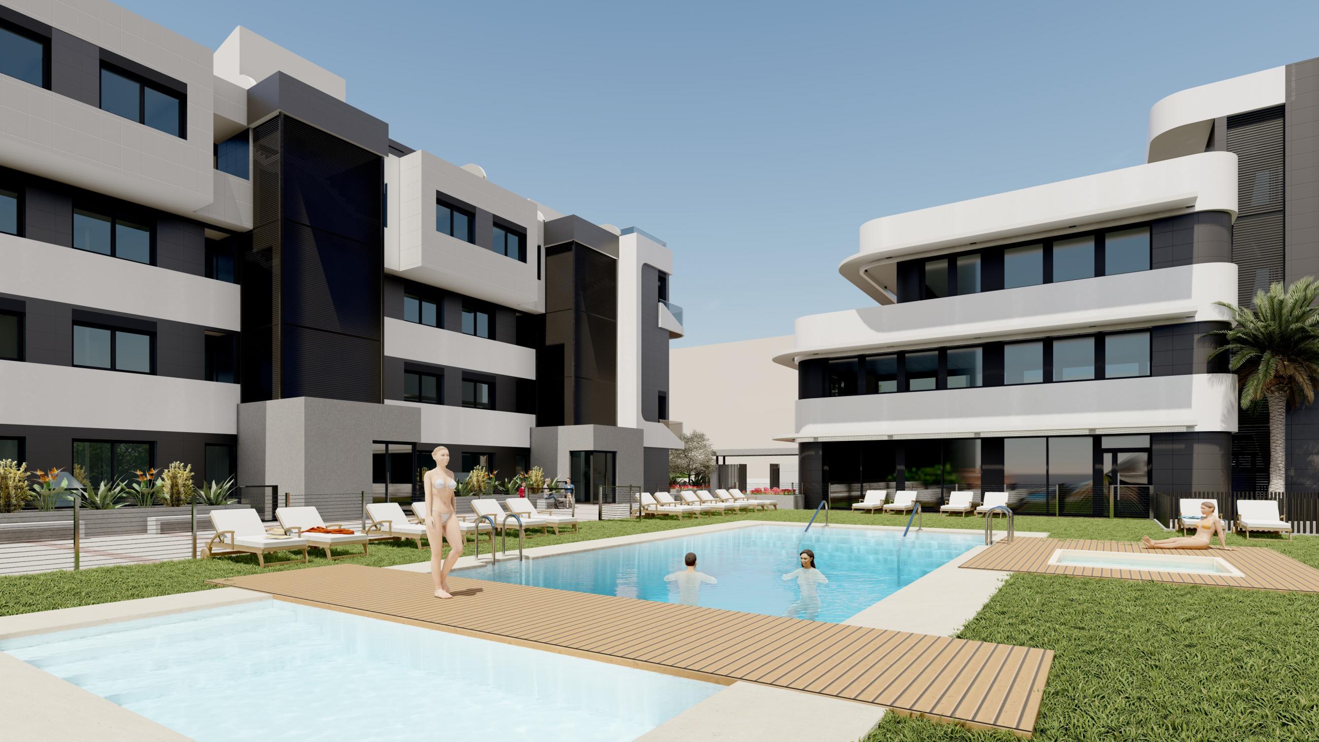 Construction progress Alborán Beach