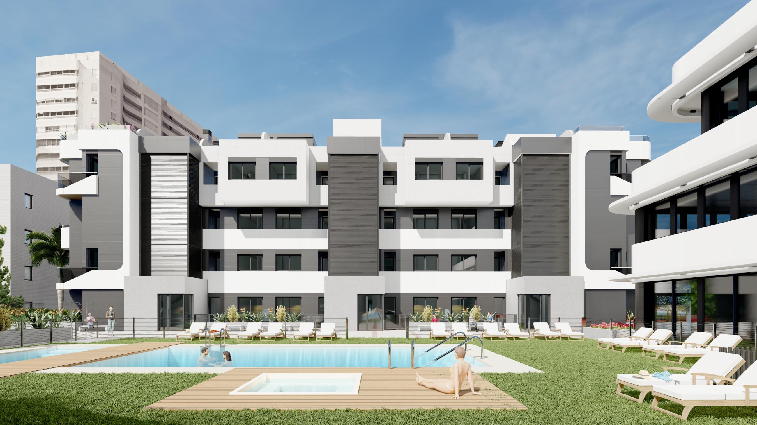 Construction progress Alborán Beach