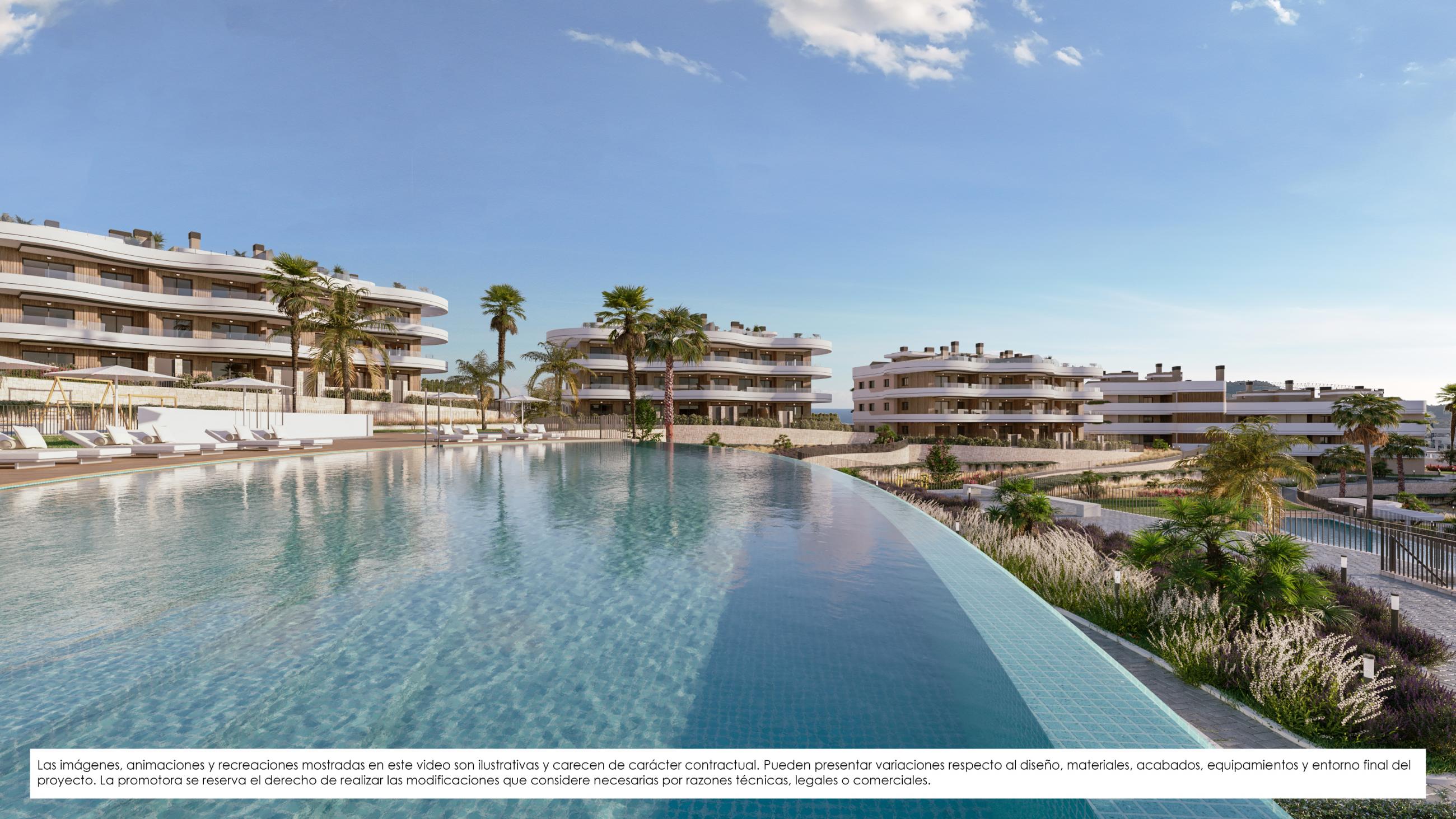 Infinity pool of the resort (visualisation)