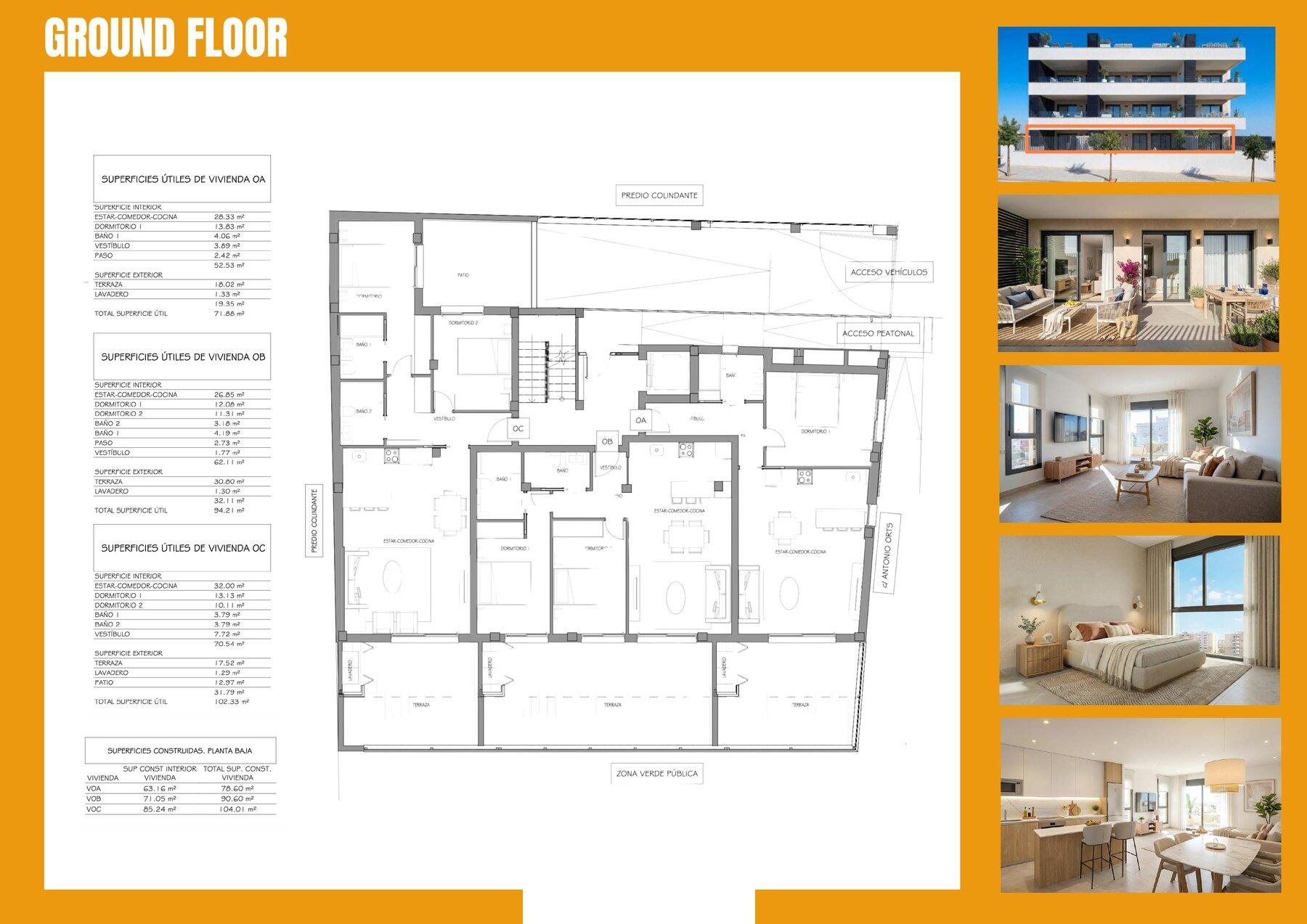 Overall ground floor plan