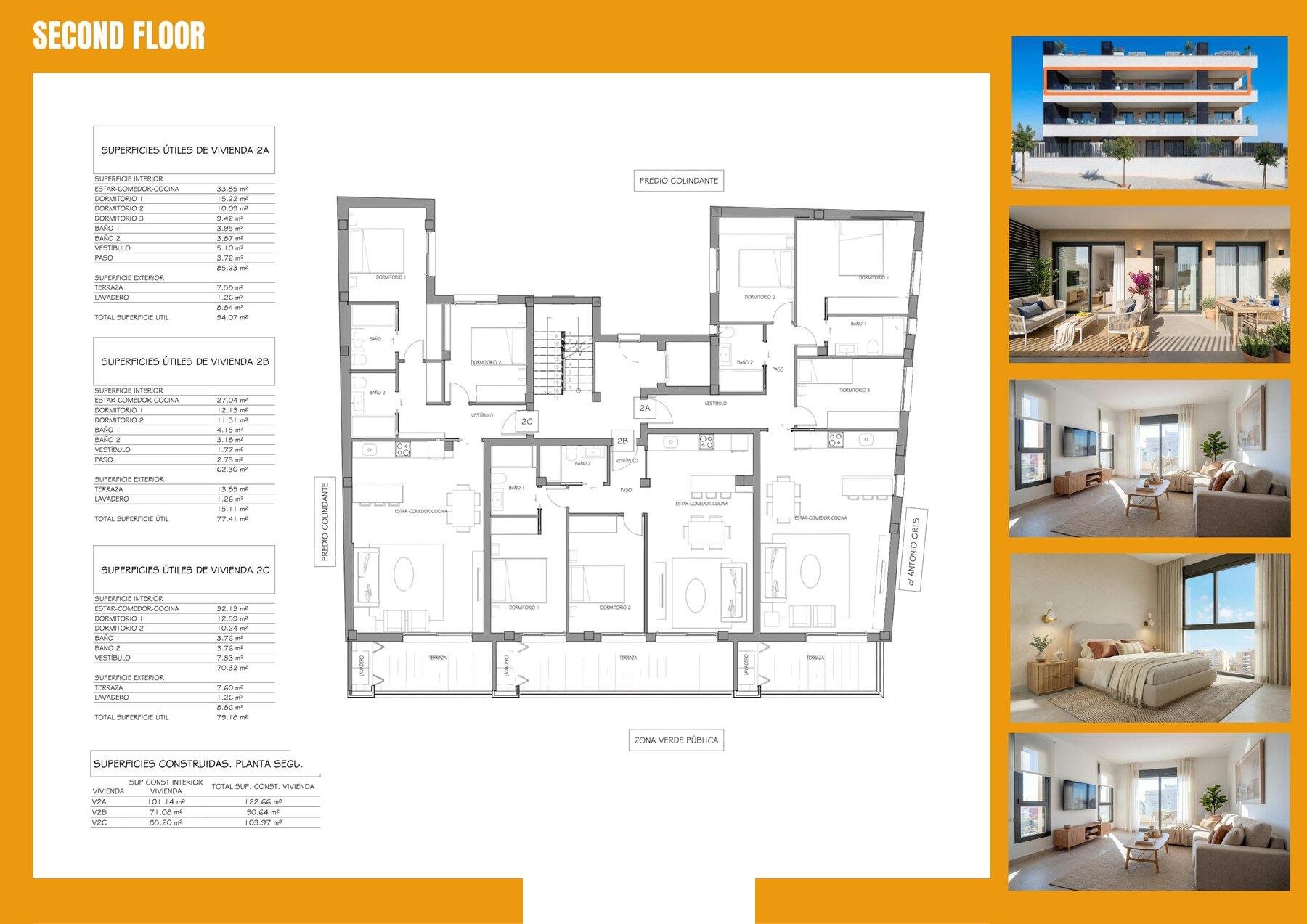 Overall second floor plan