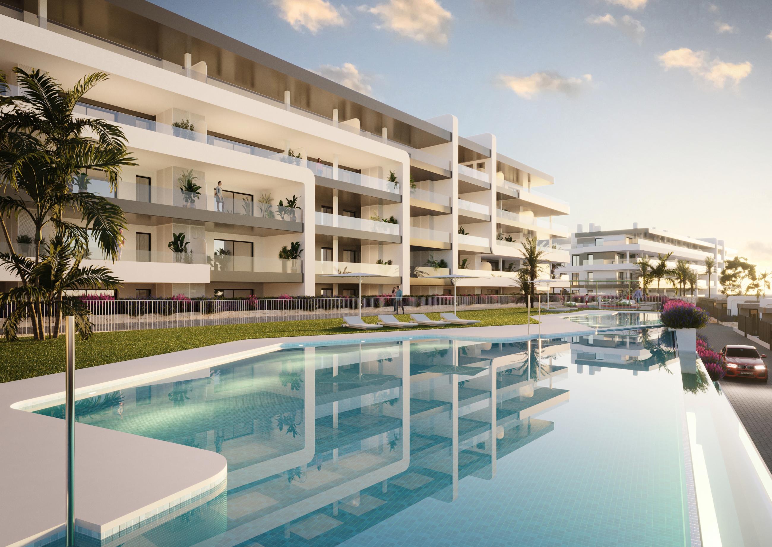 Communal pool of the Bonalba Green resort