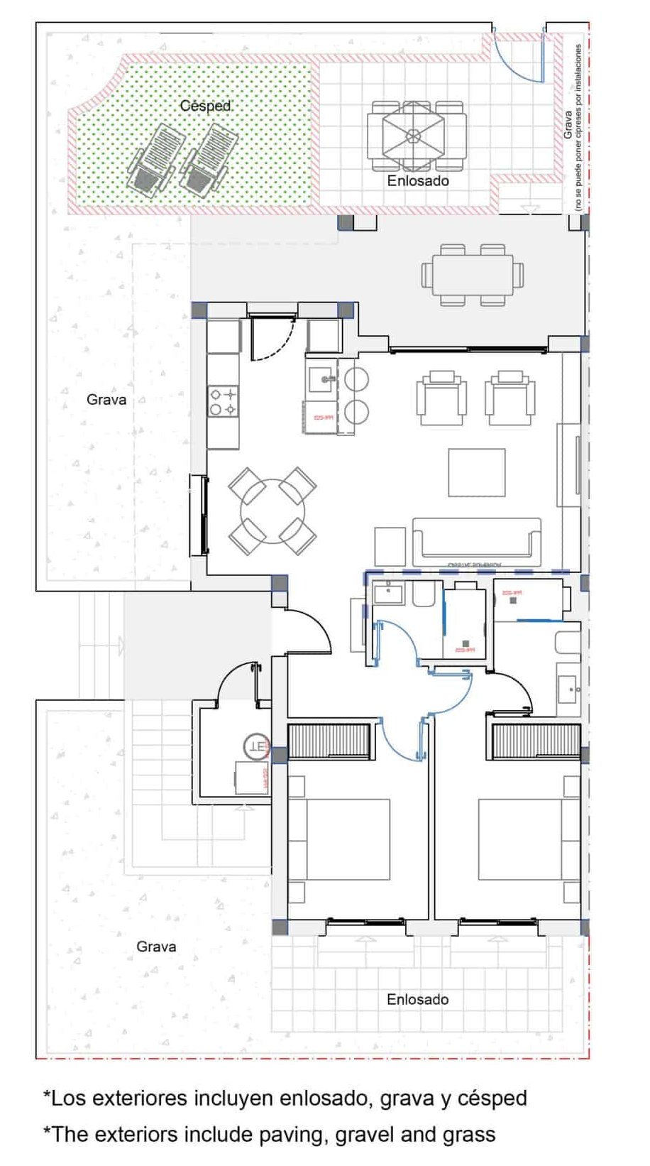 Floor plan of the apartment