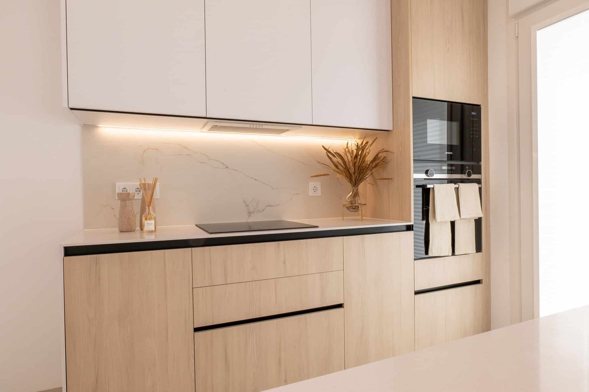 Küche der Musterwohnung