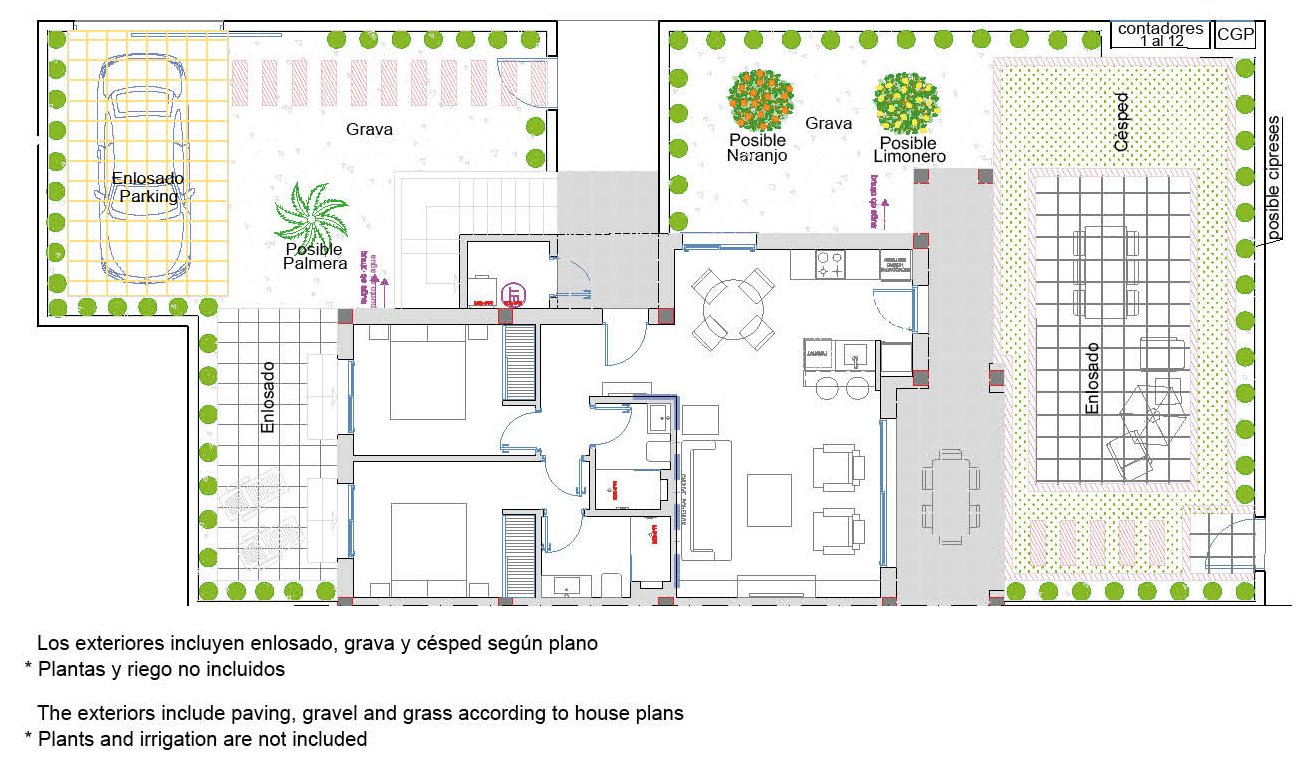 Grundriss der Wohnung
