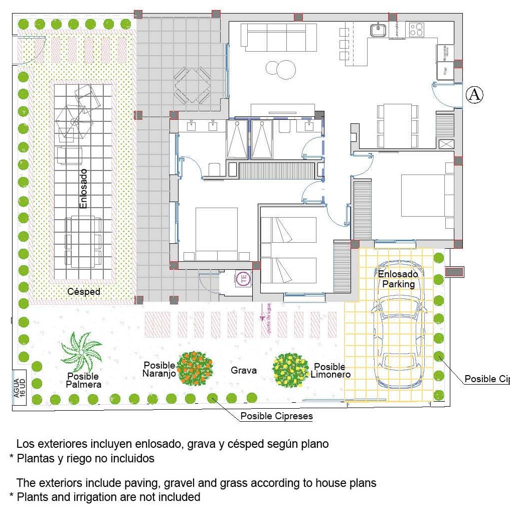 Grundriss der Wohnung