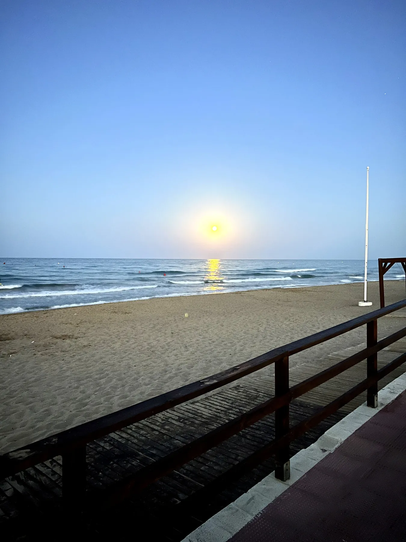Sunrise on the beach