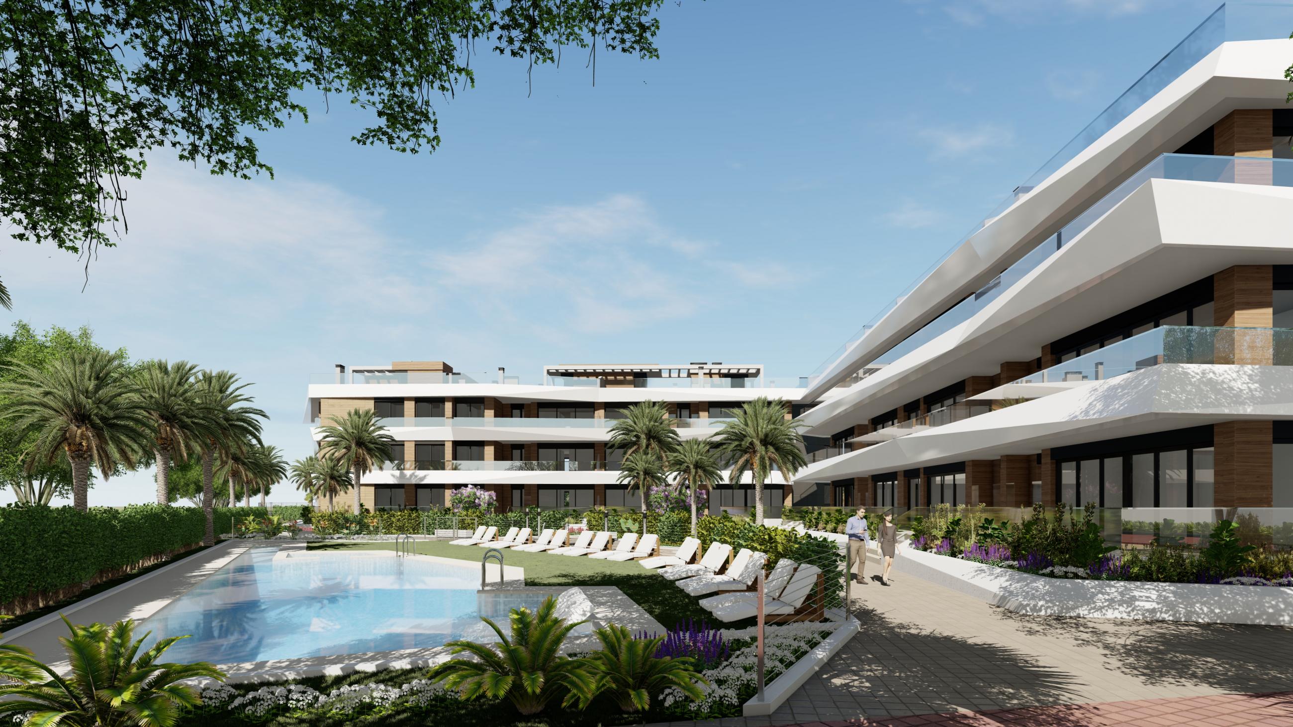 Exterior view of the development