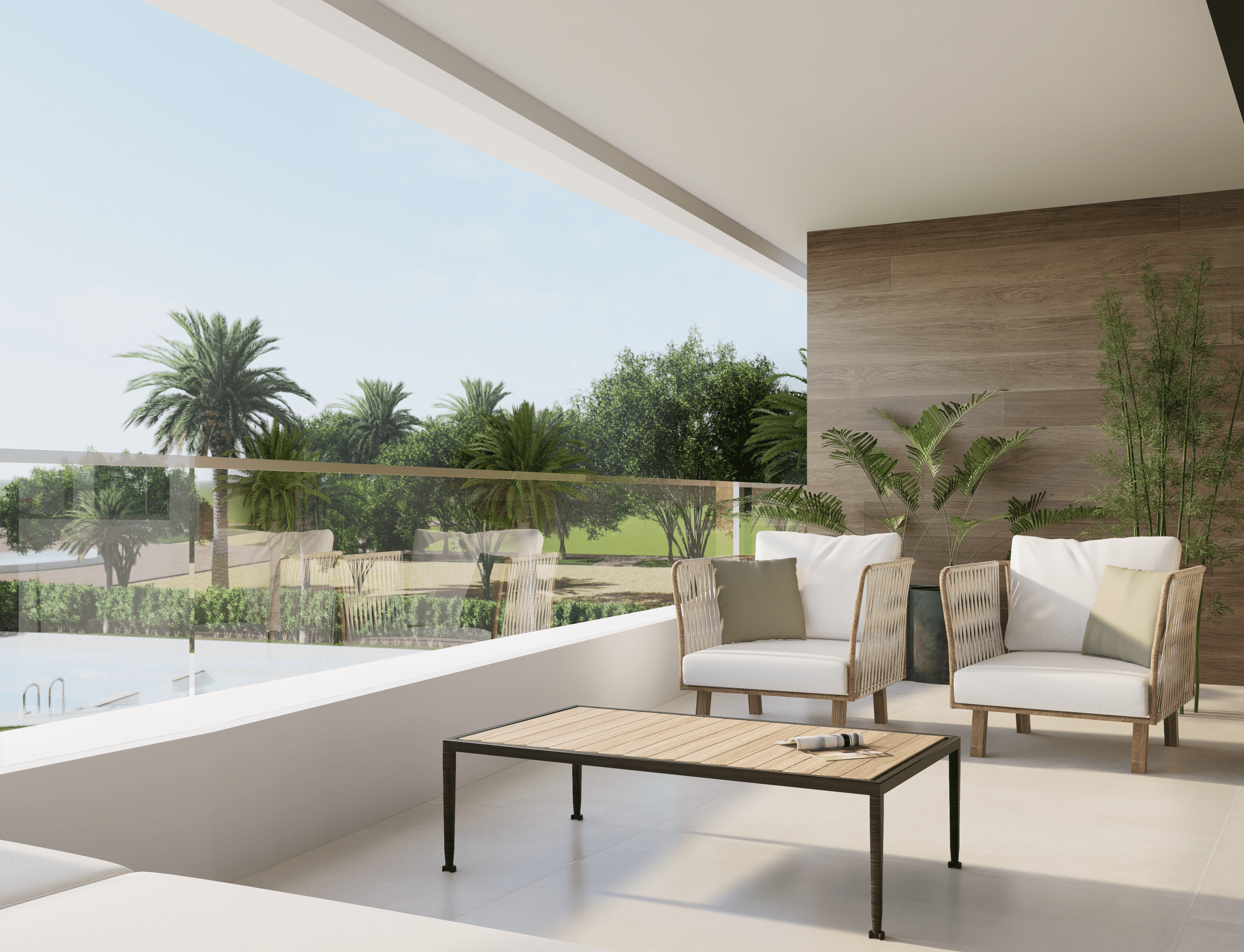 Visualisierung Terrasse