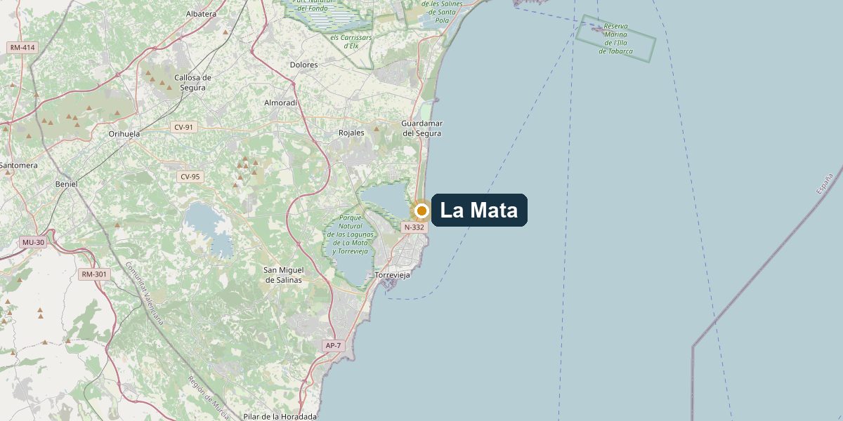 Overview map La Mata – Surroundings