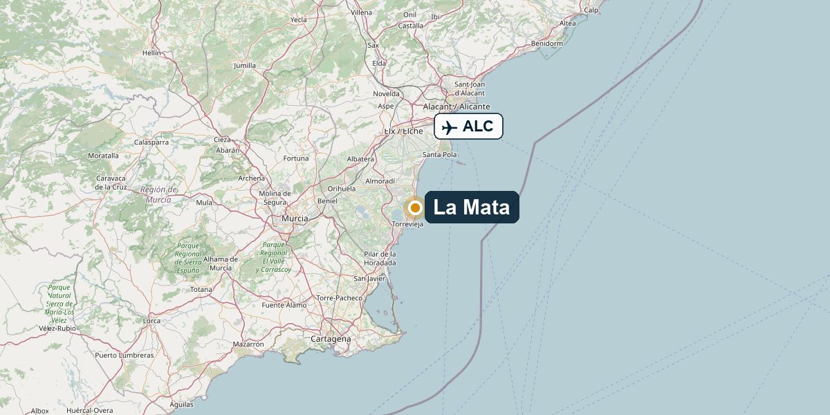 Overview map La Mata – Region