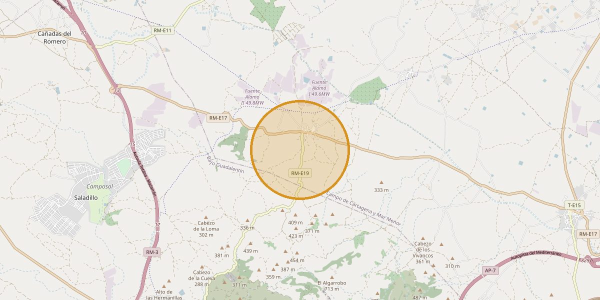 Overview map La Pinilla – Town