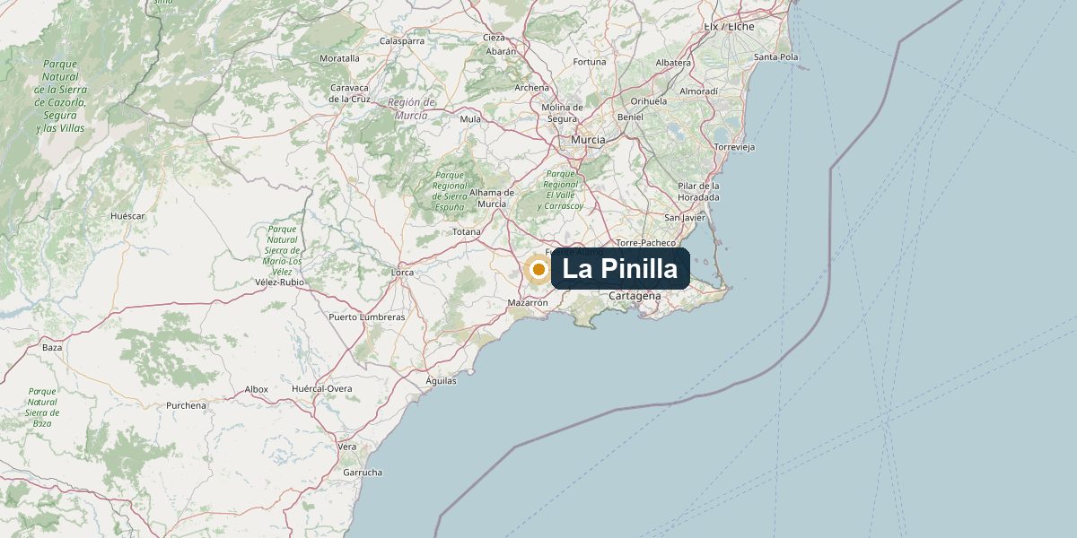 Overview map La Pinilla – Region