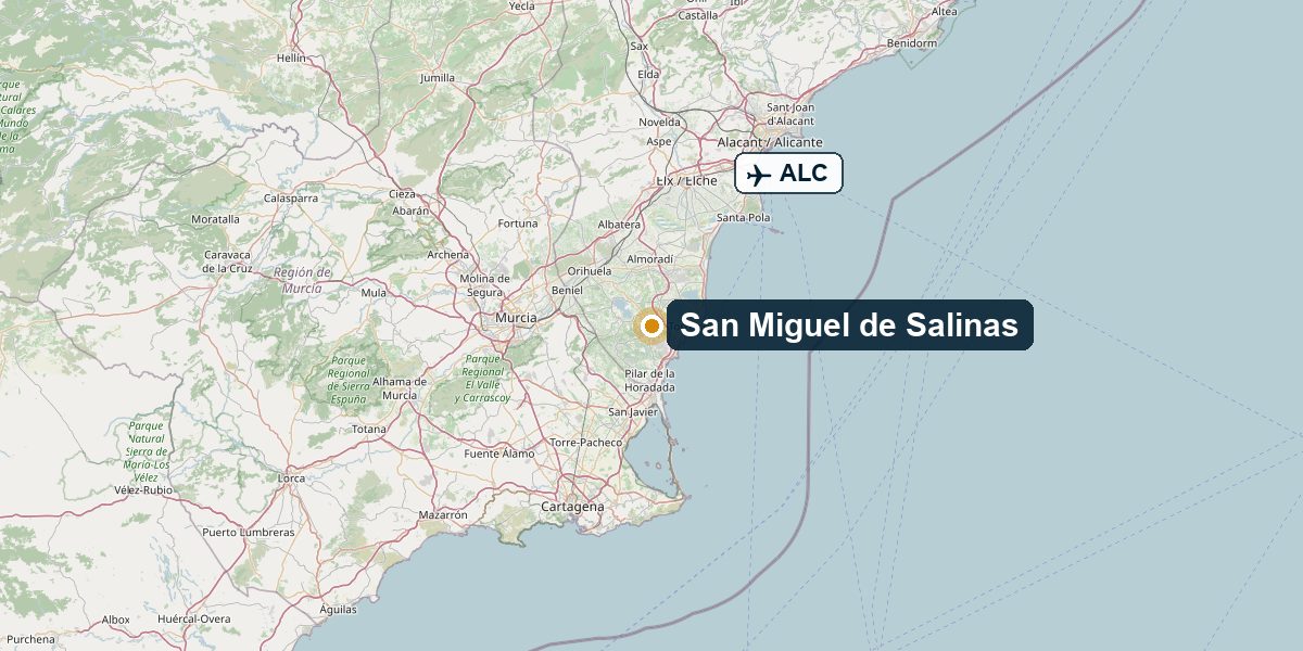Overview map San Miguel de Salinas – Region