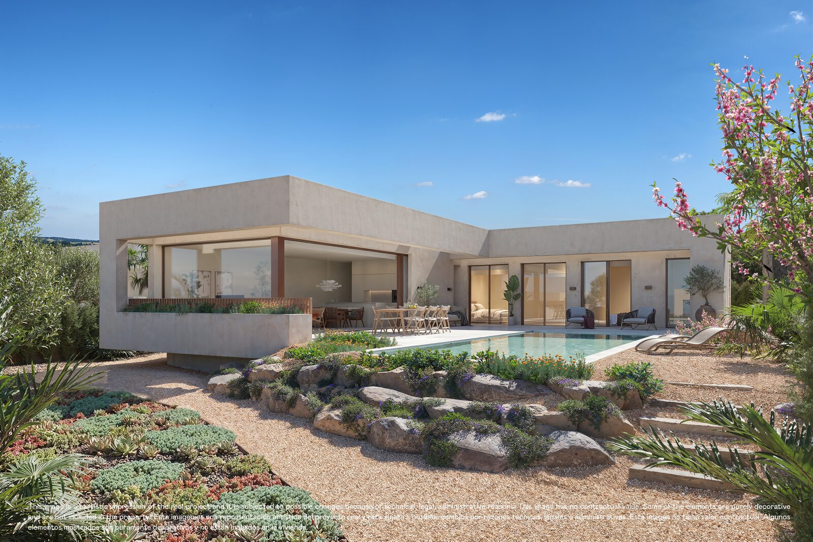 Villa con piscina y domótica en Dehesa de Campoamor