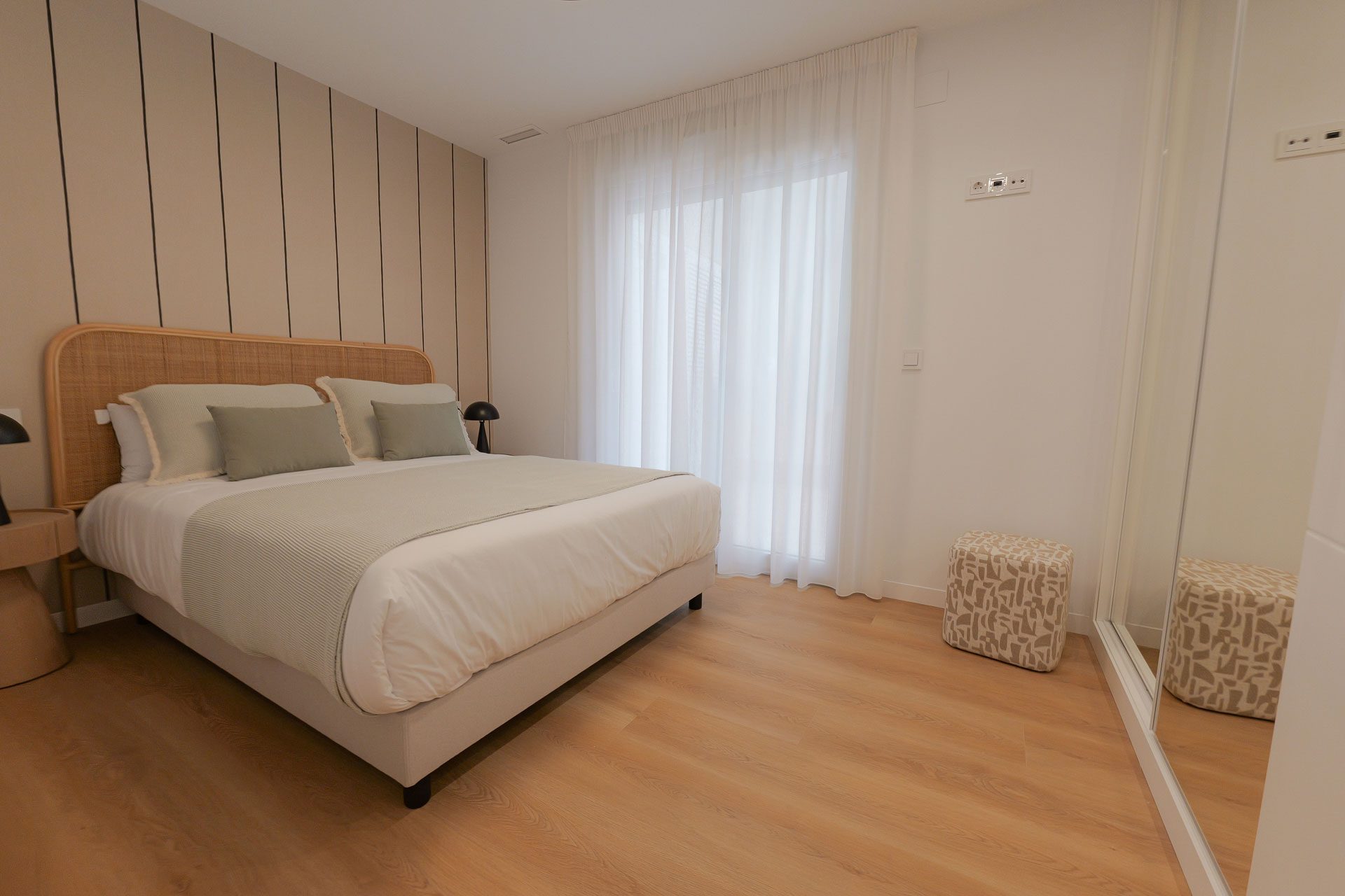 Second bedroom of the show apartment