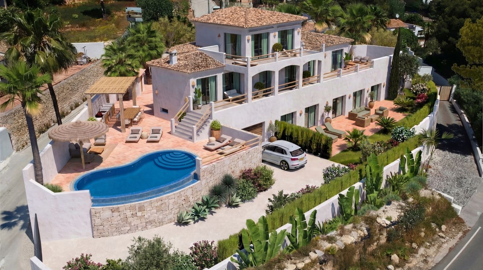 Ibiza-Stil-Villa mit Panorama-Meerblick zum Renovieren – Foto 2