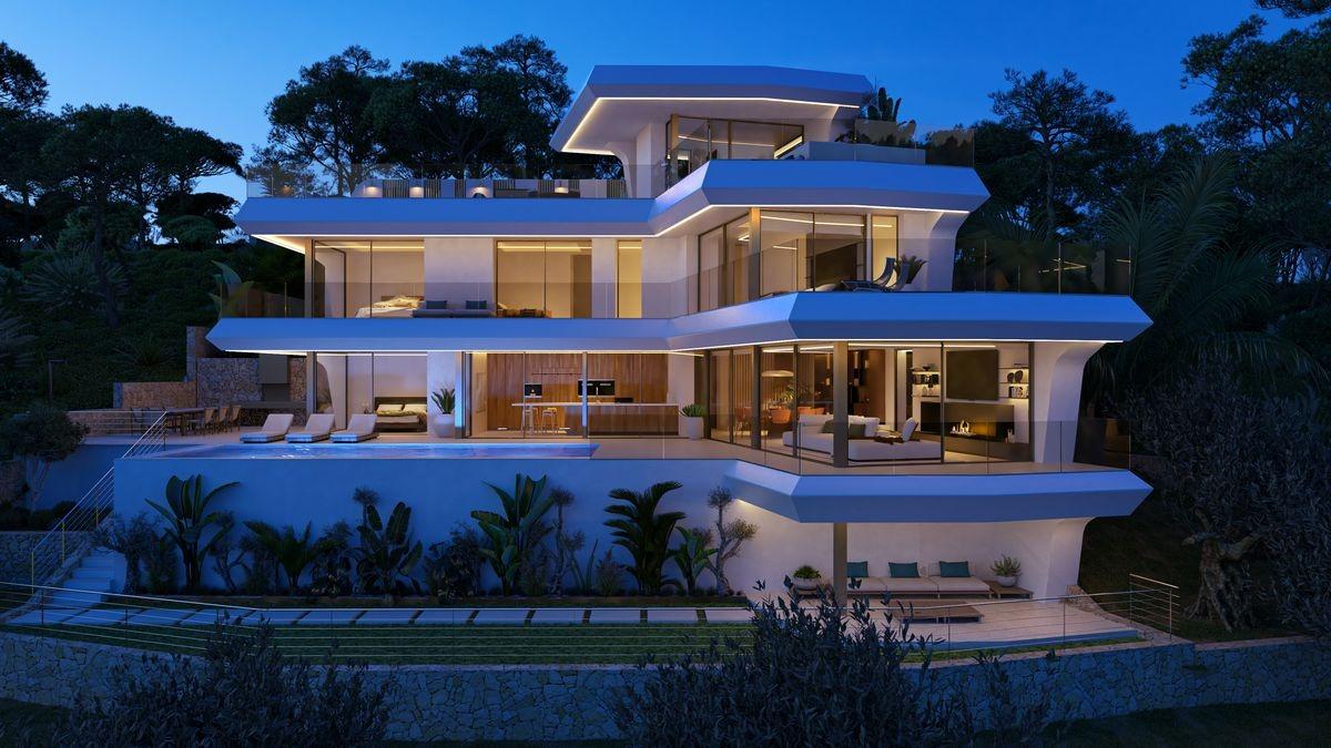 Moderne Design-Villa im Bau mit Meerblick – Foto 2
