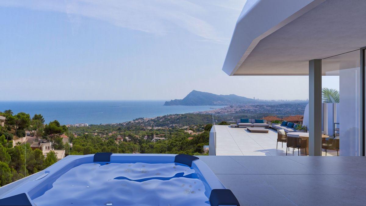 Moderne Design-Villa im Bau mit Meerblick – Foto 3