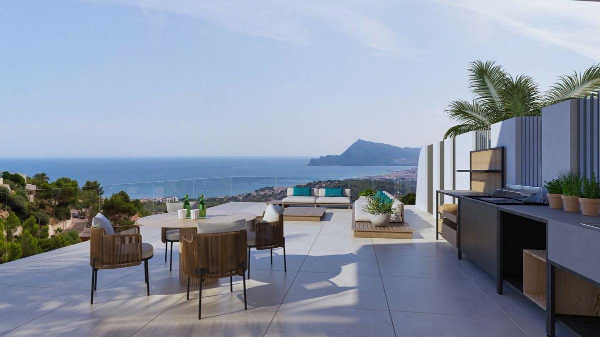 Moderne Design-Villa im Bau mit Meerblick – Foto 7