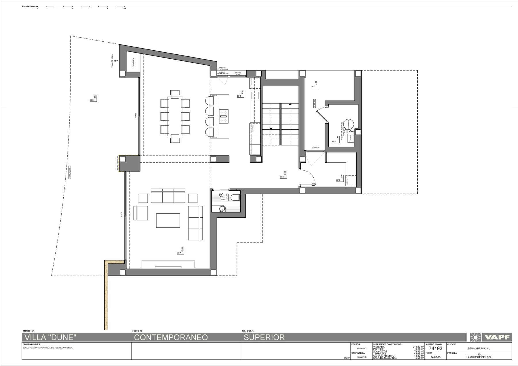 Floor plan 2 of Villa Dune