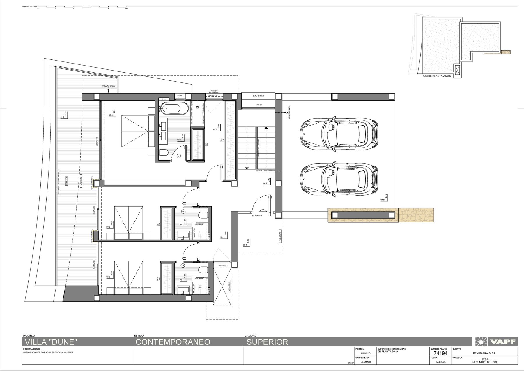 Floor plan 3 of Villa Dune