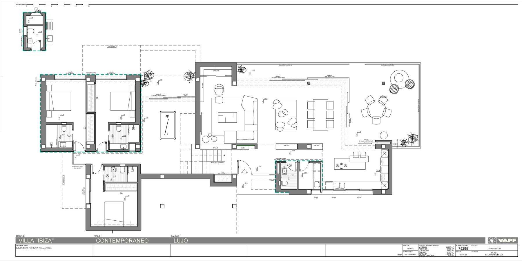 Floor plan 2 of Villa Ibiza