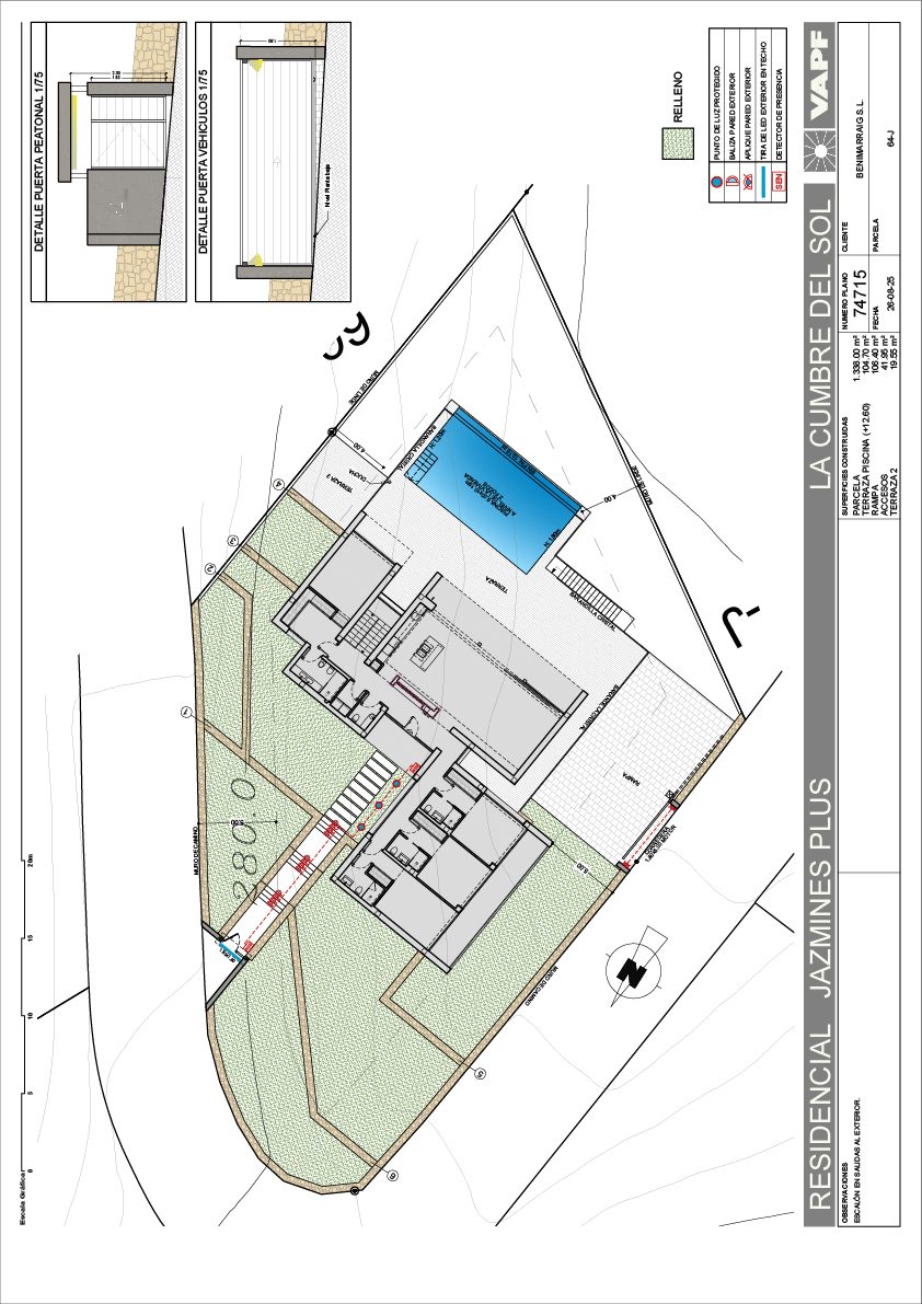 Grundriss 1 der Villa Infinity
