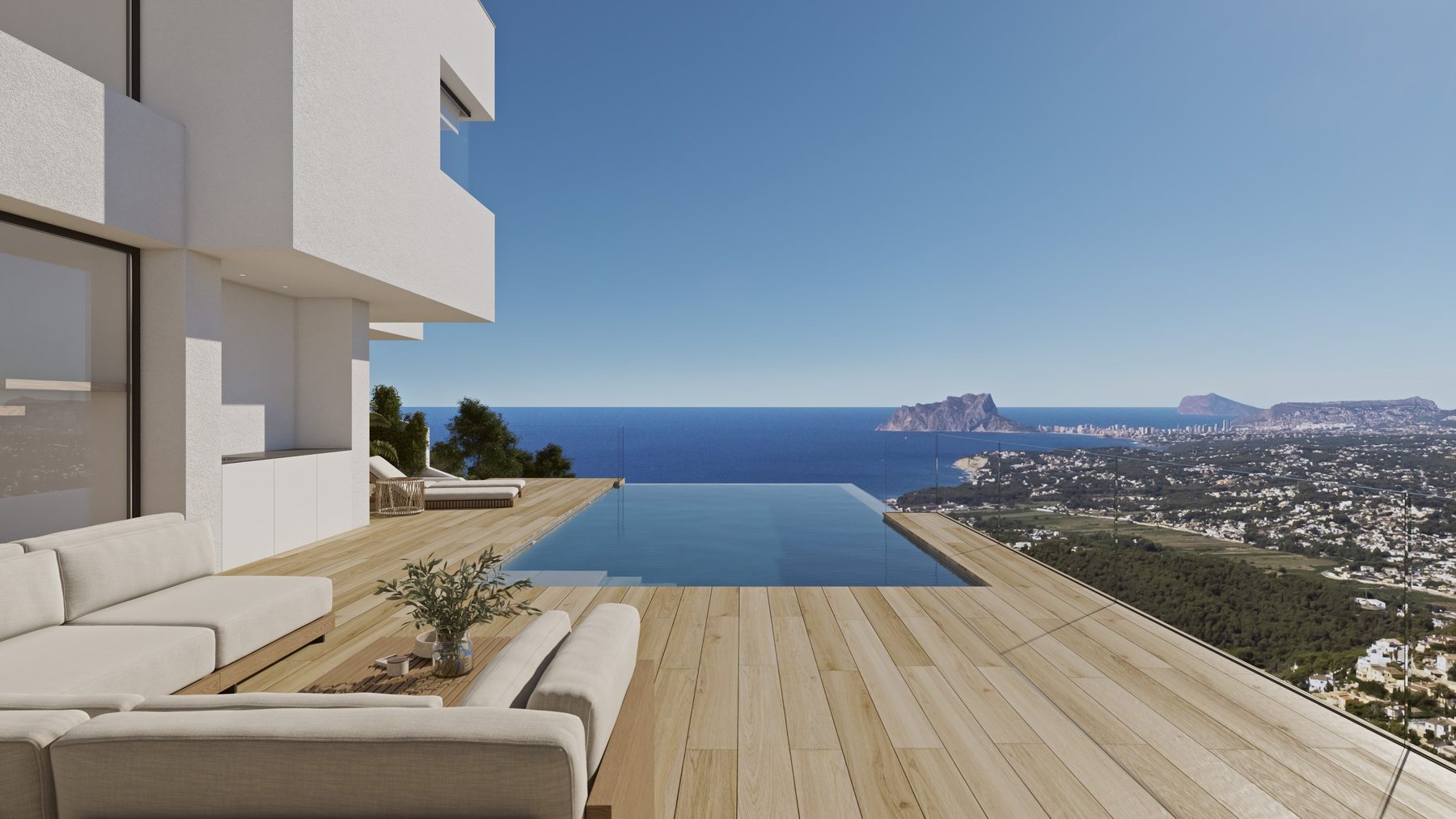 Breathtaking views of the Mediterranean