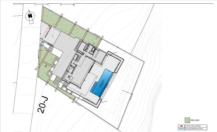 Plano 3 de Villa de diseño con amplias vistas al mar