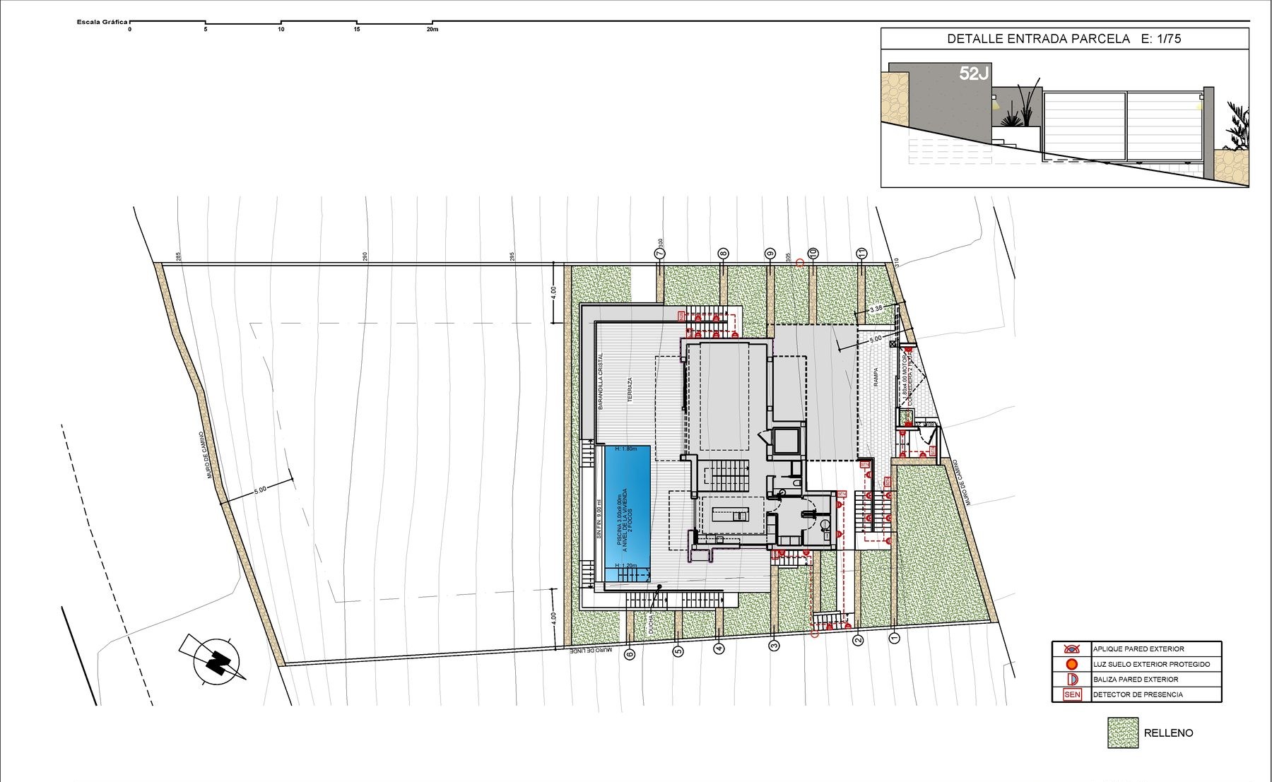 Rzut 1 – Willa z basenem infinity i panoramicznym widokiem na morze