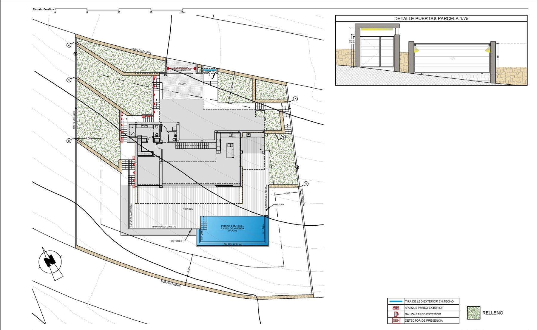 Plano 1 de Villa con piscina y vistas privilegiadas al mar