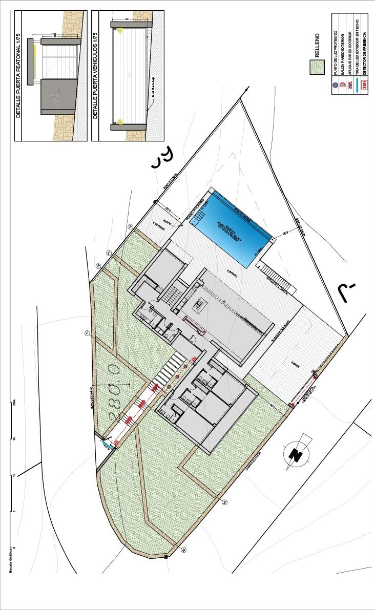 Rzut 1 – Willa z basenem infinity i rozległą działką