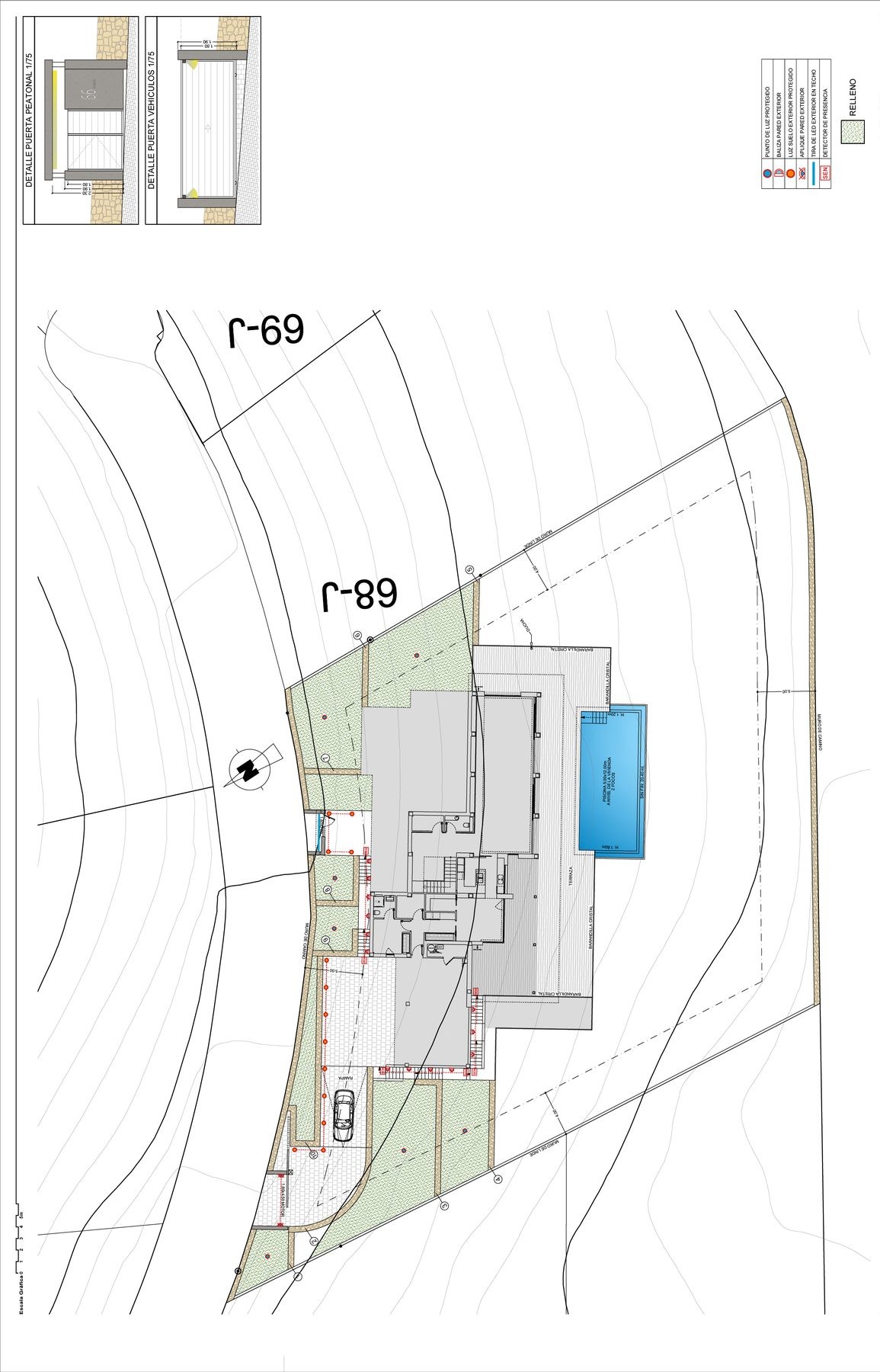 Rzut 1 – Przestronna willa z sześcioma sypialniami i basenem infinity