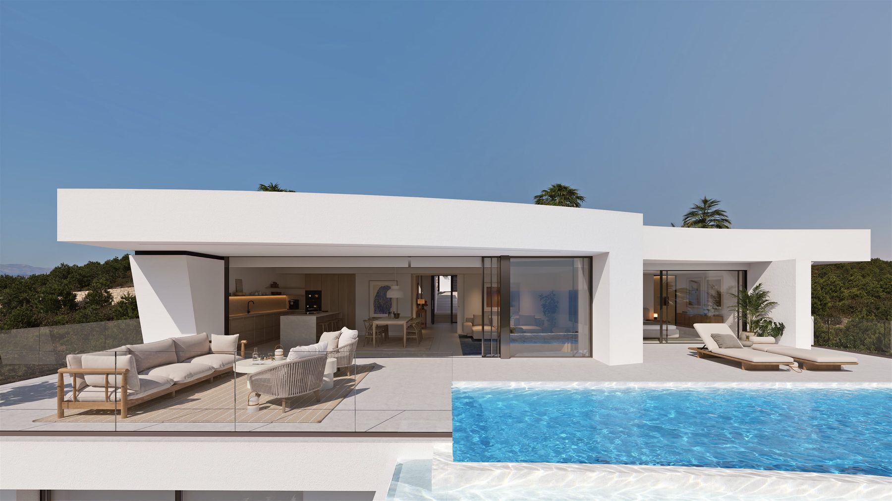 Indoor and outdoor spaces merge into a boundless way of living
