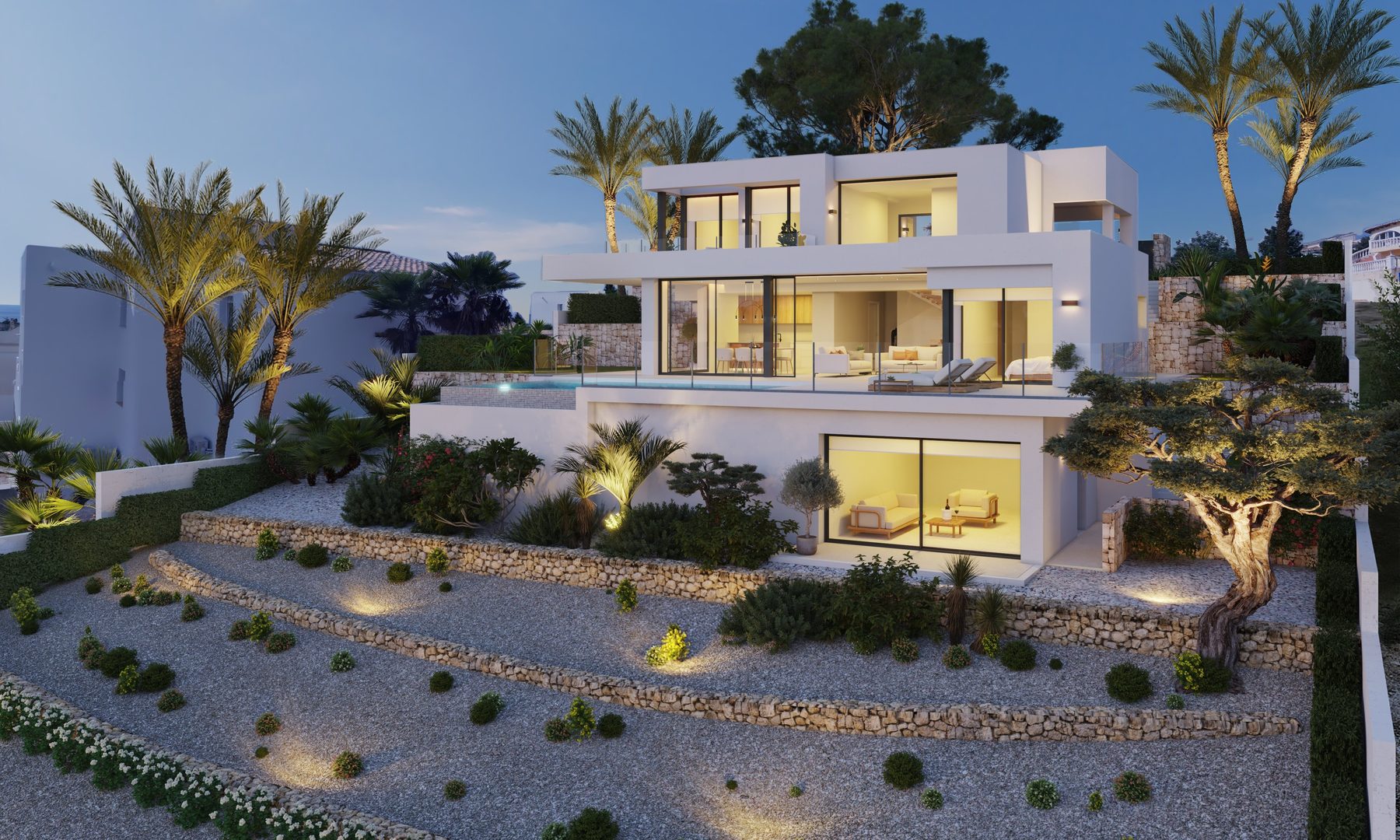 Villa con terraza privada en un entorno tranquilo en Cumbre del Sol