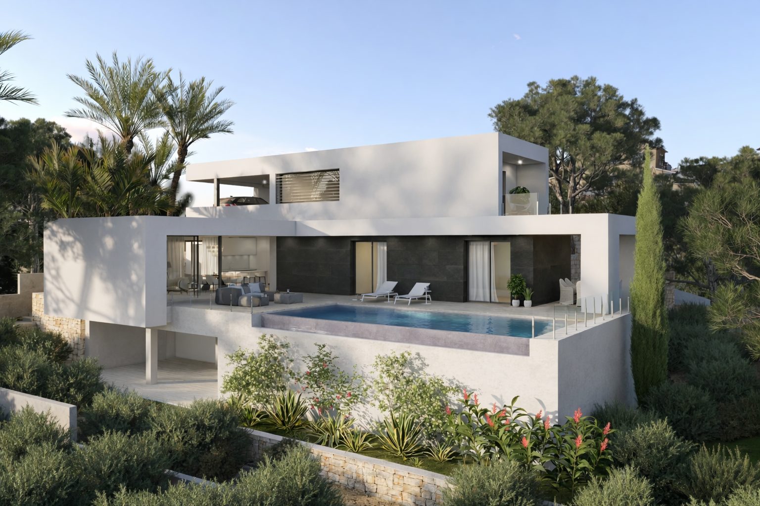 Villa con terraza privada y tres dormitorios en Cumbre del Sol