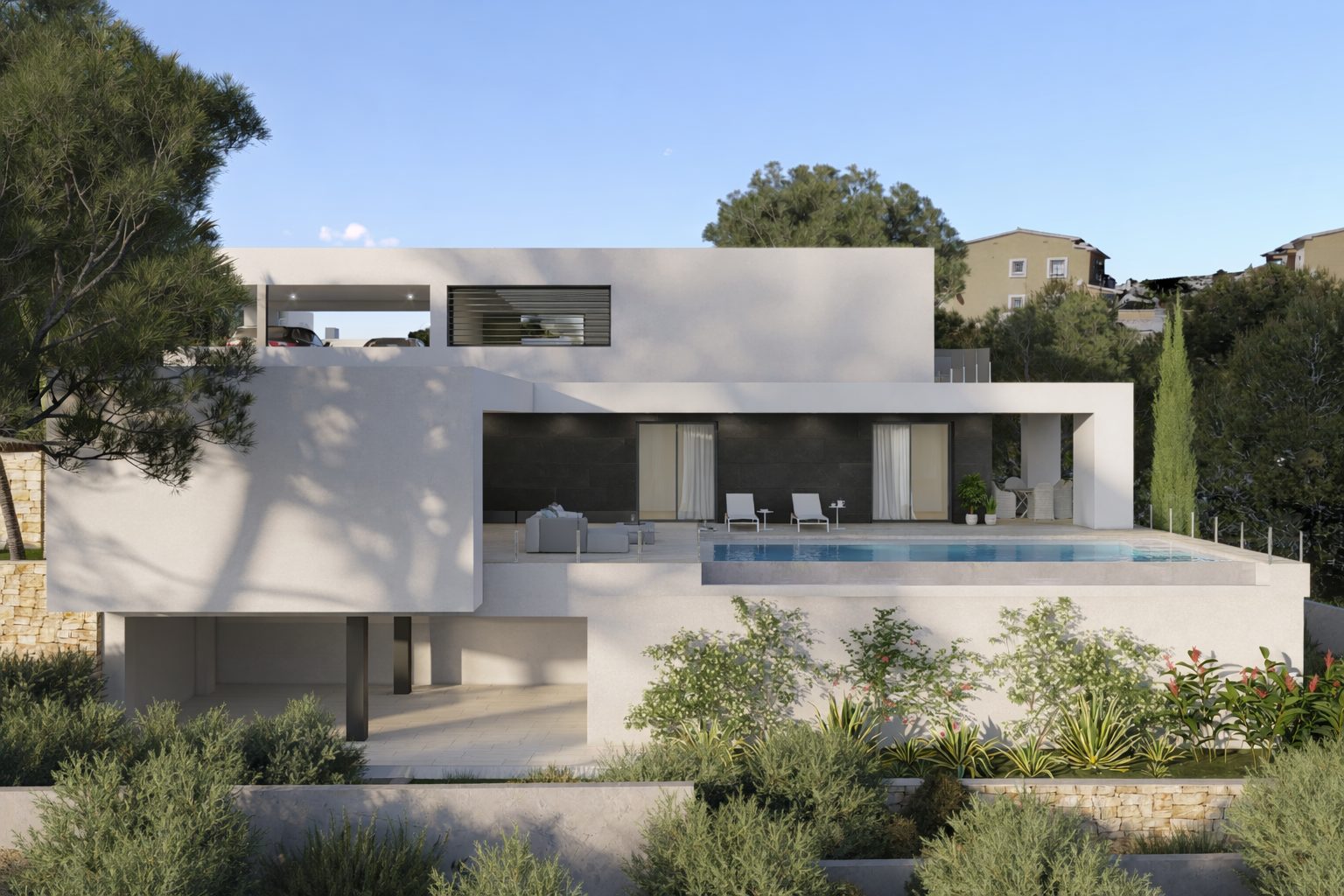 Villa con terraza privada y tres dormitorios – Foto 2