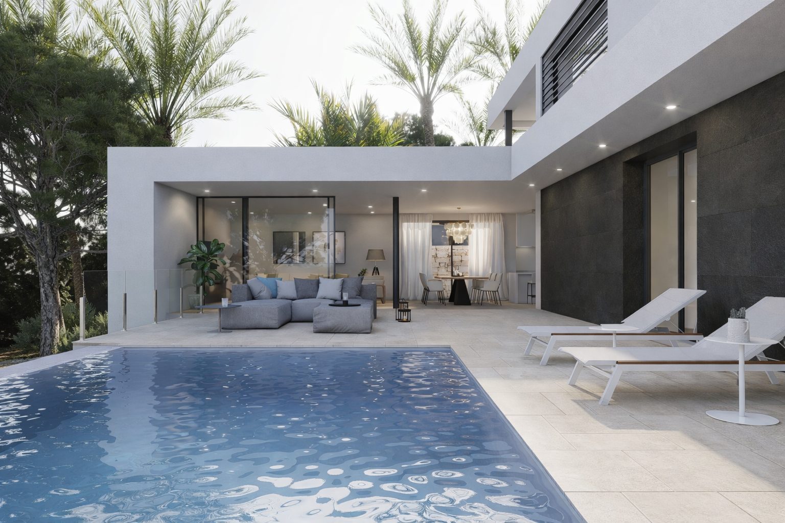 Villa con terraza privada y tres dormitorios – Foto 3