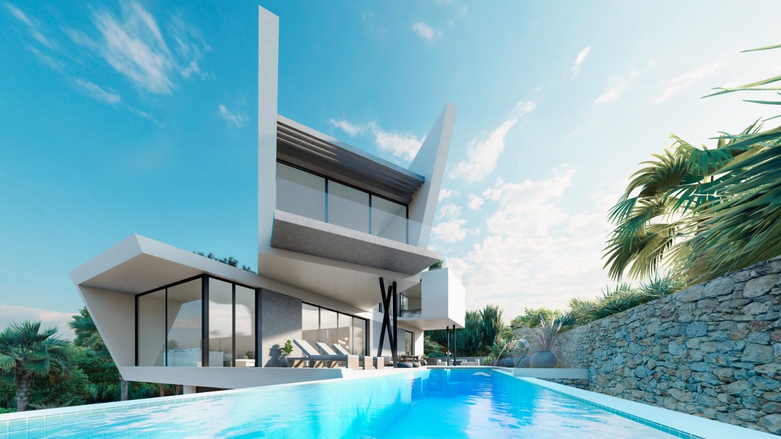 Architektenvilla mit Infinity-Pool und Dachterrasse in Orihuela Costa – Foto 2