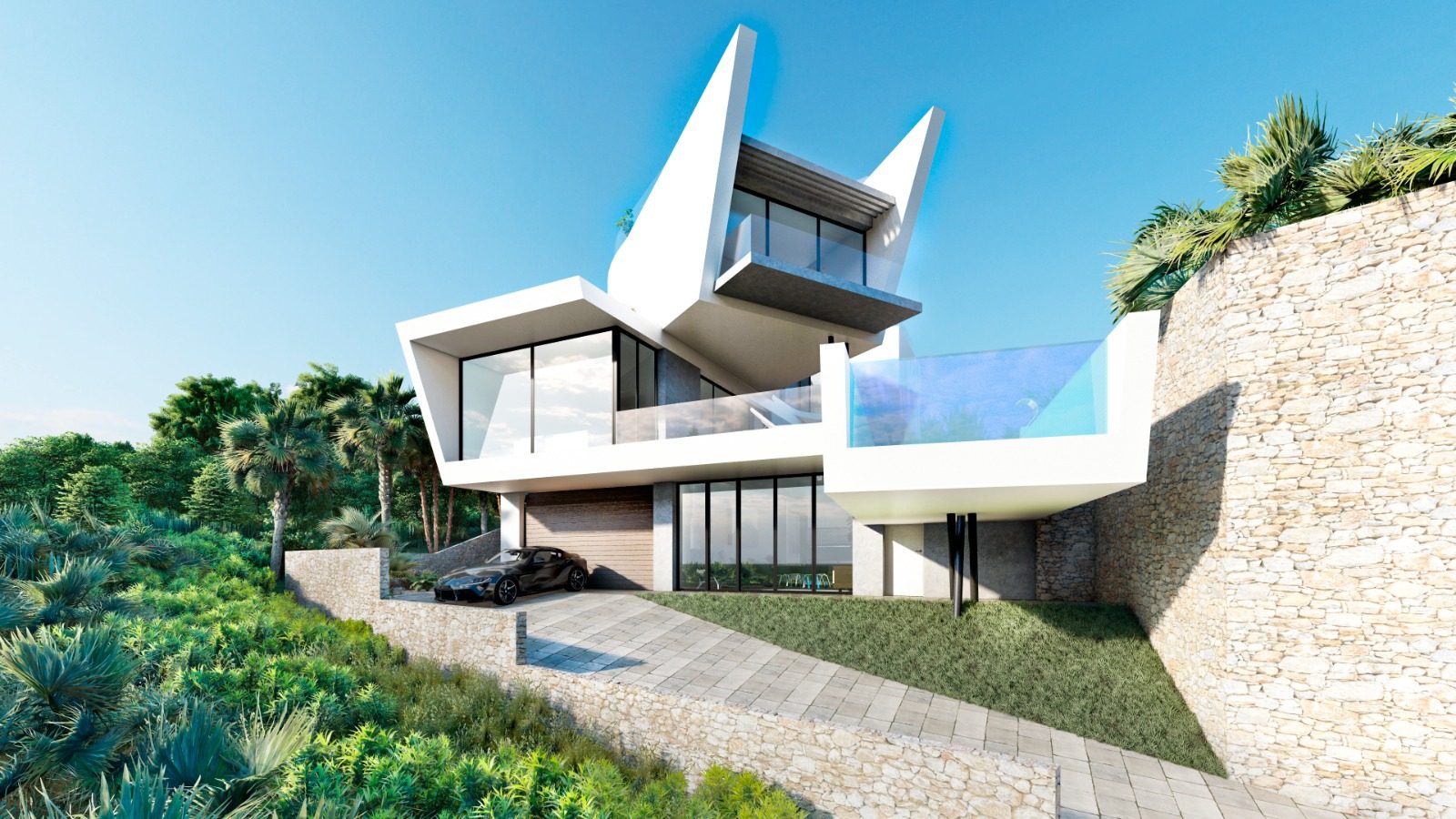 Architektenvilla mit Infinity-Pool und Dachterrasse in Orihuela Costa – Foto 3