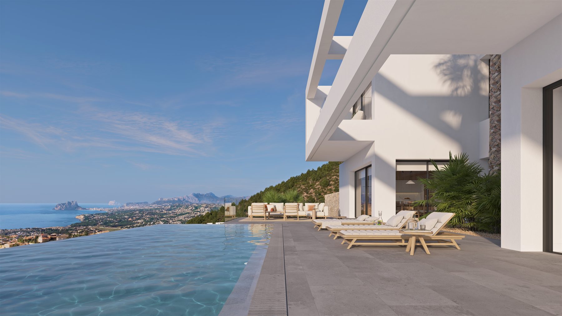 Infinity pool with views that say it all