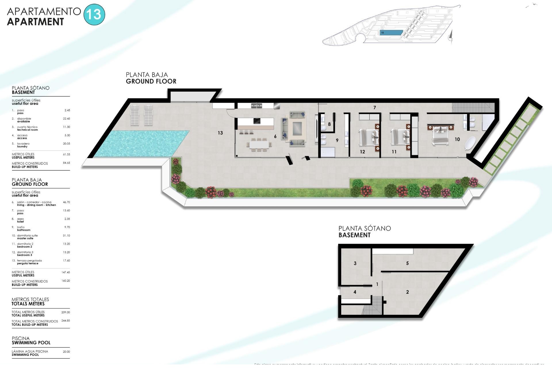 Panoramiczny apartament na parterze z ogrodem w Maryvilla – Zdjęcie 6