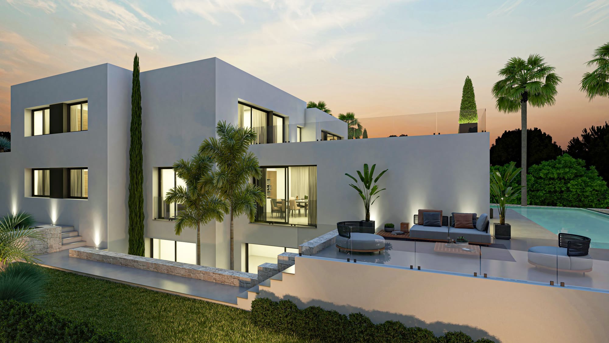 Moderne Villa mit Meerblick und Hallenbad in Las Rotas – Foto 4