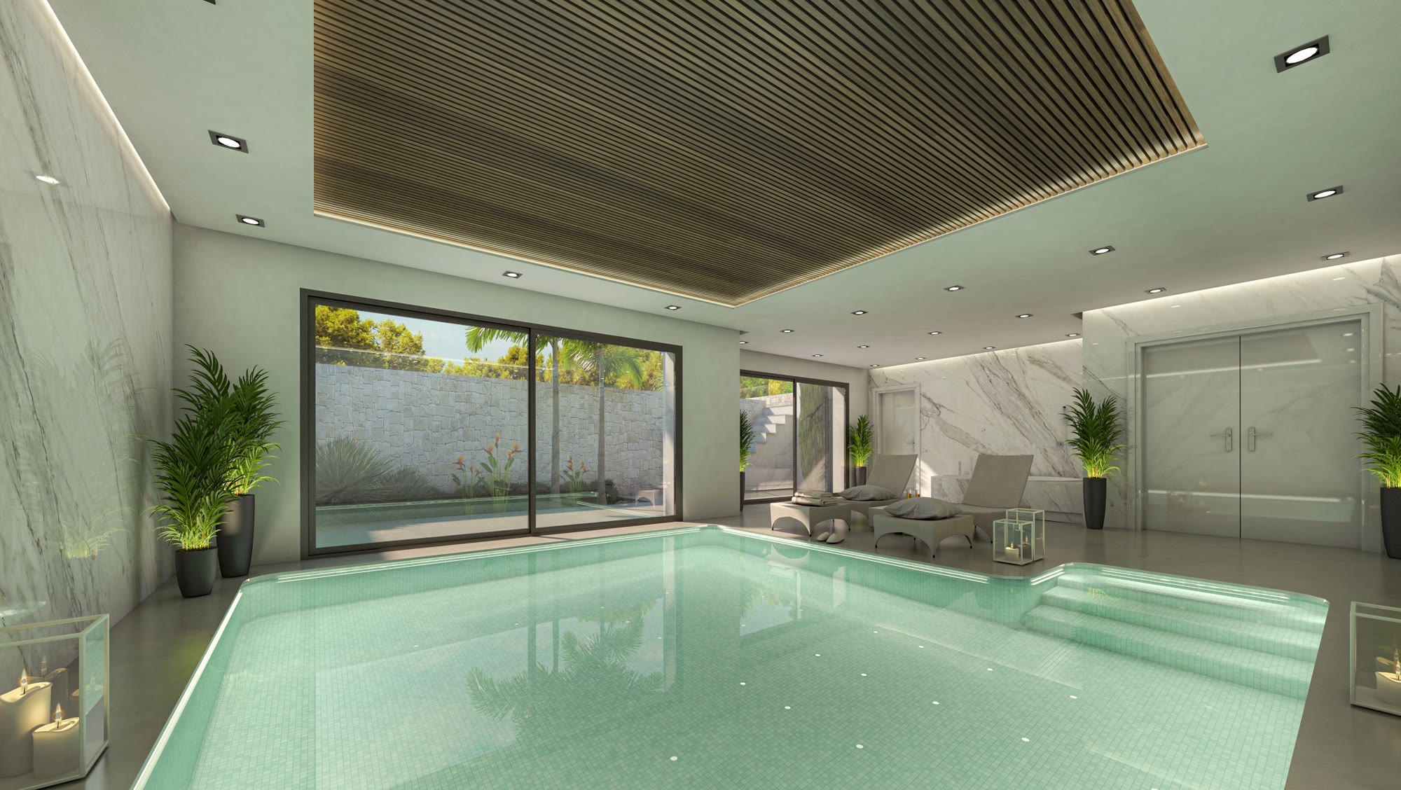 Moderne Villa mit Meerblick und Hallenbad in Las Rotas – Foto 5
