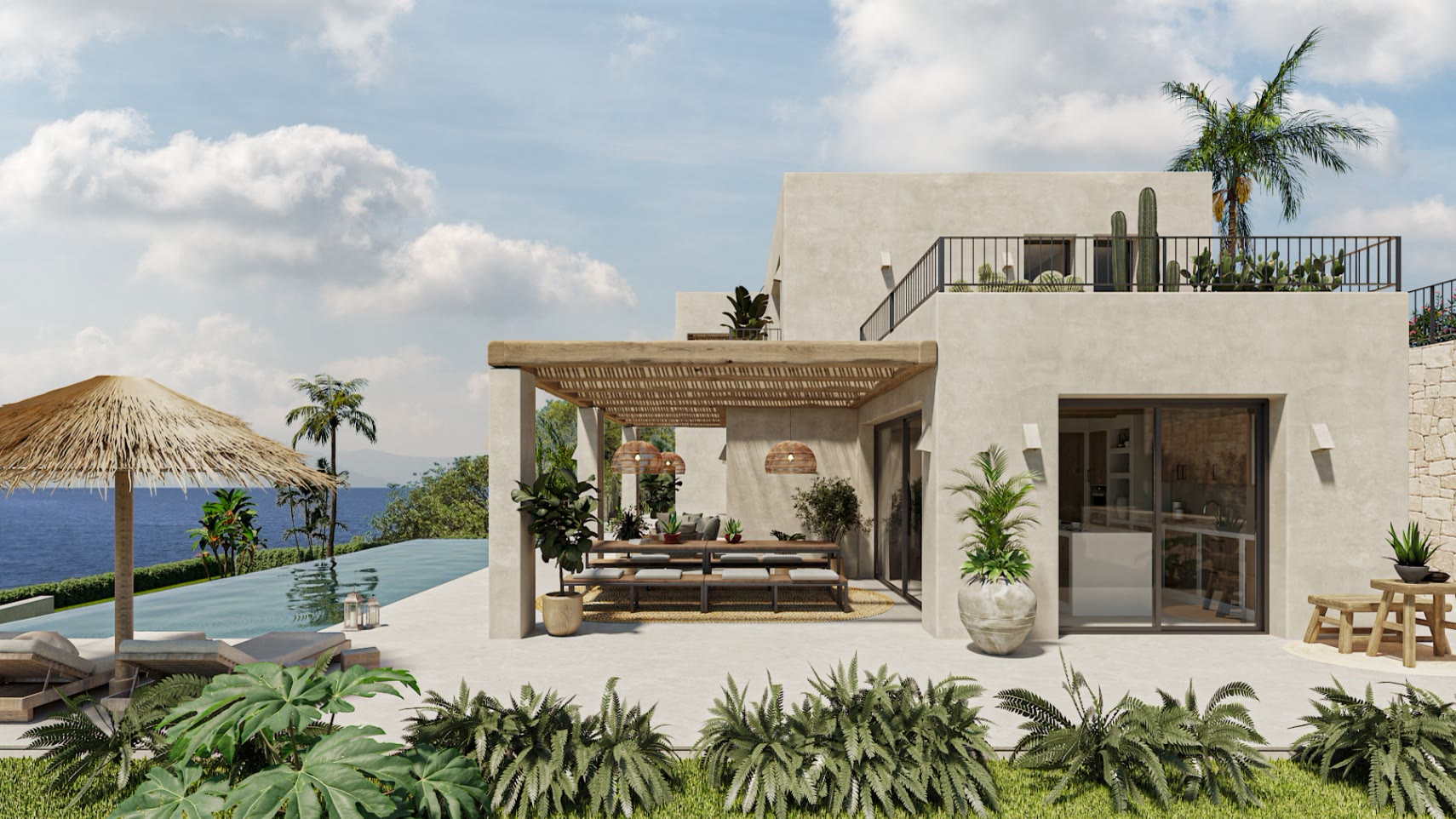 Ibiza-style villa with infinity pool and sea views in Dénia – photo 4
