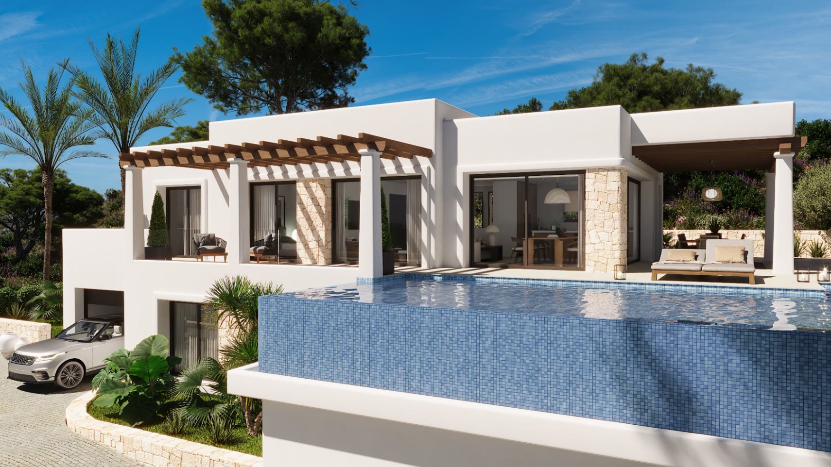 Villa moderna junto al campo de golf con piscina infinity en Benissa – Foto 1