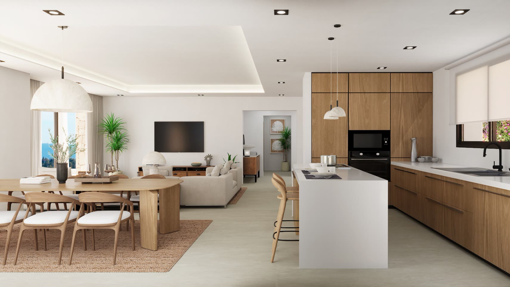 Villa moderna junto al campo de golf con piscina infinity en Benissa – Foto 4