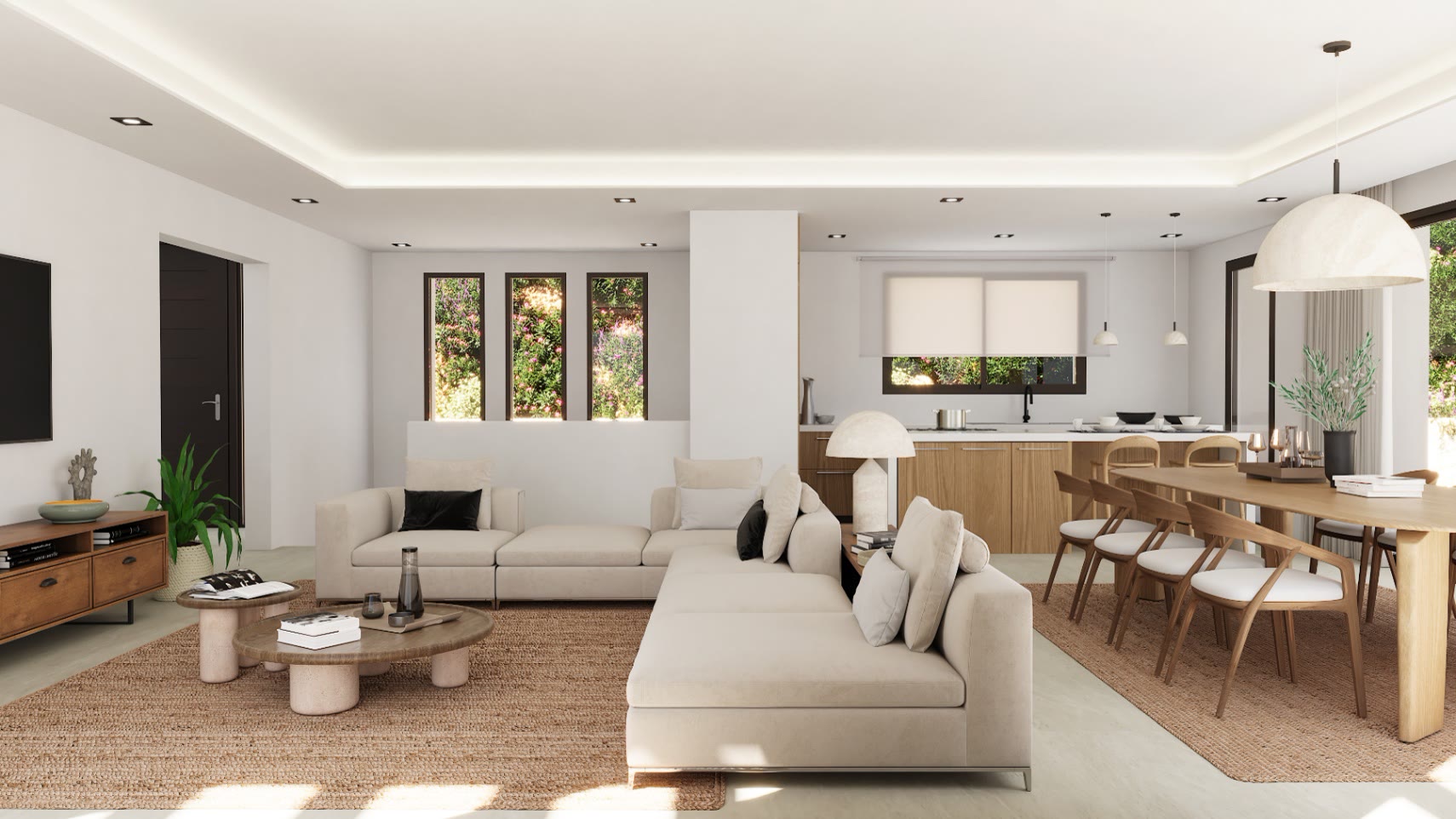 Villa moderna junto al campo de golf con piscina infinity en Benissa – Foto 5