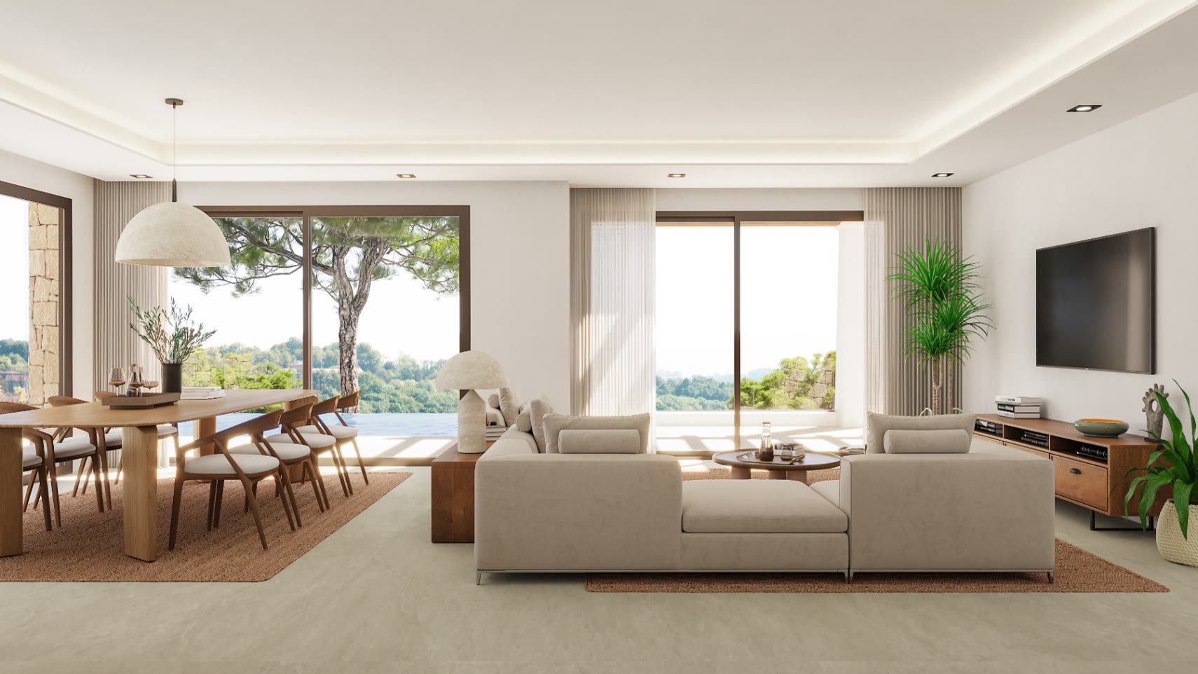Villa moderna junto al campo de golf con piscina infinity en Benissa – Foto 6